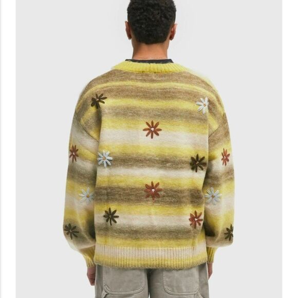 Patta Peace & Love Knitted Cardigan Sweater (L) - Picture 3 of 8